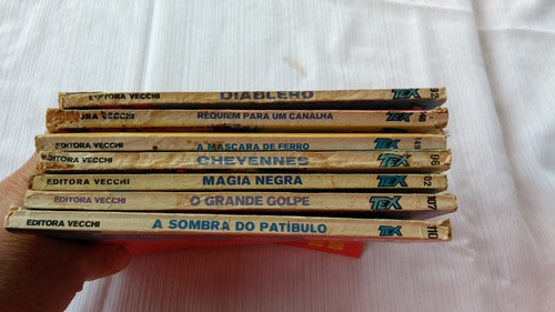 Tex Vários Nºs Leia O Anúncio Lote 7 Gibis Mega Oferta