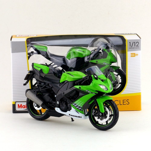 Imagen 1 de 5 de Moto De Colección Nueva Kawasaki Zx-10r Escala 1:12 Maisto