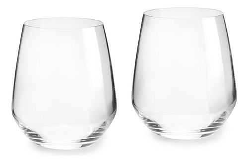 Set De 2 Vasos De Cristal 43 Cl Masterpro Color Transparente