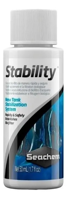 Stability Seachem 50ml Acelerador Biologico Agua Doce/salgad