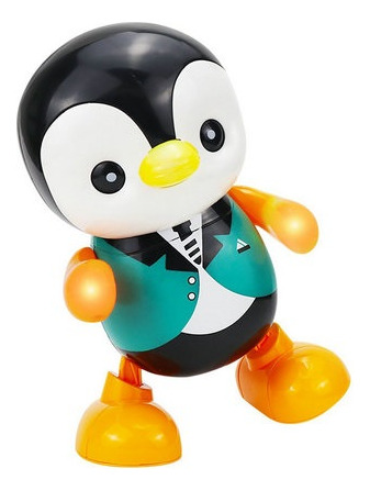 Colorido Muñeco De Pingüino Mecedor Eléctrico A La Moda