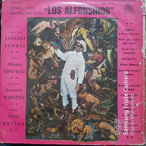 Vinilo Los Alfonsinos Conjunto Espectaculo  F4