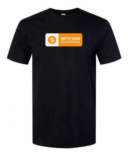 Polera Negra Crypto Bitcoin 