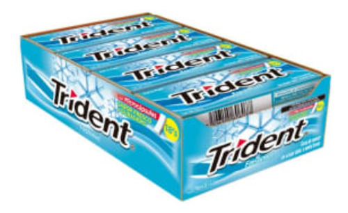 2 Pza Goma De Mascar Trident Freshmint 12 Paquetes