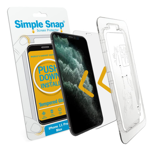 Simple Snap Protector Pantalla Vidrio Templado Para iPhone