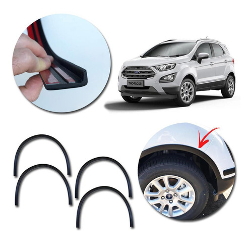 Ecosport 2020 Accesorios Fenders Pasarueda Guardabarro X 4  