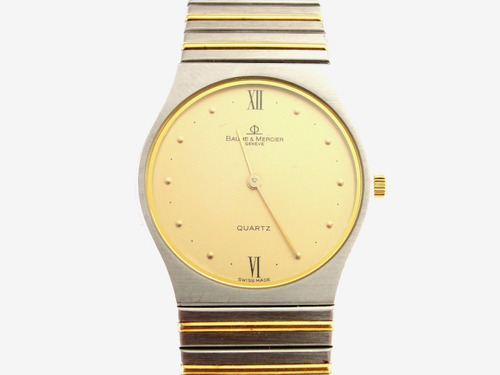 Relógio Baume & Mercier Aço E Ouro - Masculino - Original