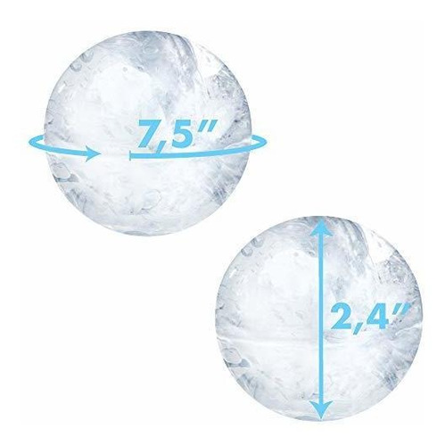 Esfera Moldes De Bolas Para Fabricar Hielo - Molde Grande De