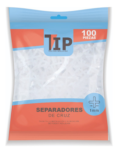 5,000 Tip Separadores Crucetas Cruz Piso Loseta Ceramica Color 1mm