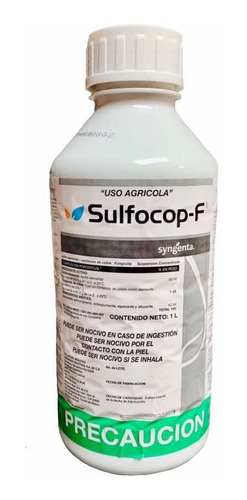 Sulfocop Fungicida Azufre Elemental Oxicloruro De Cobre  1lt