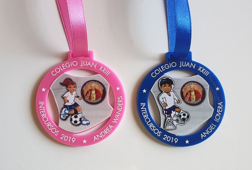 Medallas En Acrilico De 6cm, Premiación, Eventos Con Cinta