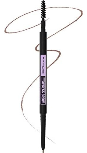 Maybelline Brow Lapiz Cejas Ultra Delgado Definido 255 Marro