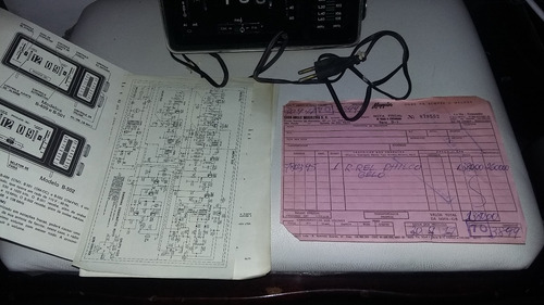 Lindo Rádio Relógio Philco Ford Anos 77 Nota Fiscal Da Epoca