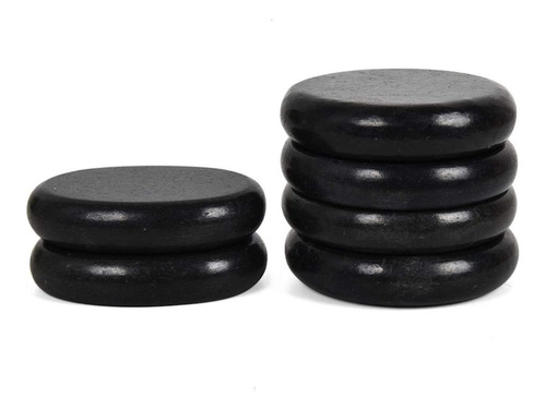 6pcs Juego Masaje Piedras Calientes Piedras Basalto Para Spa
