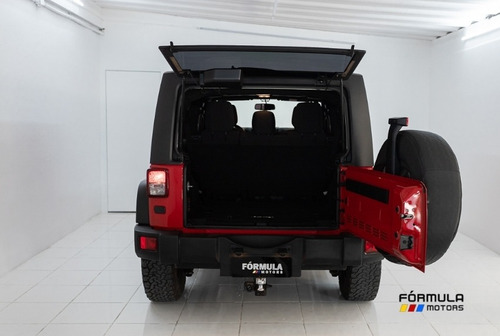 Jeep Wrangler Unlimited Sport 3.6l 4x4 2014 Vermelha