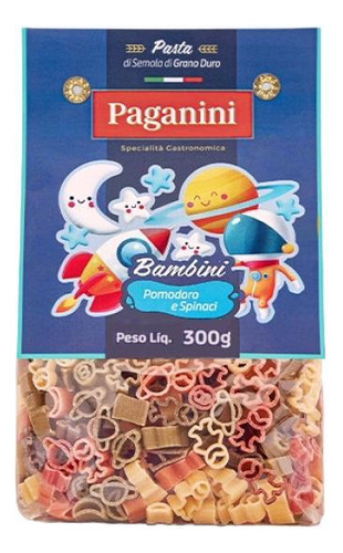 Macarrão Bambini Espaço Tricolore Paganini 300g