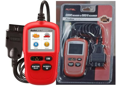 Escanner Automotriz Autel Autolink Al329 Obd2  