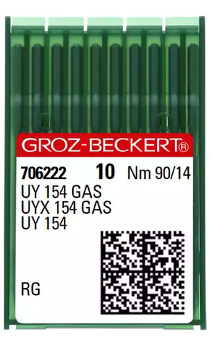 Aguja Groz-beckert® Uy 154 Gas/151x21 (punta Rg) 90/14 - Rg