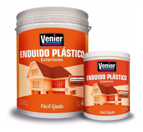 Enduido Exterior Venier Plastico X 10kg