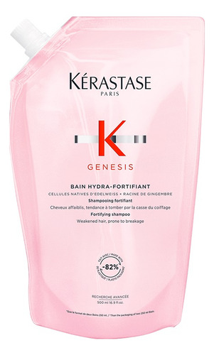 Champú de recarga Genesis Bain Hydra Fortifiant Kérastase, 500 ml
