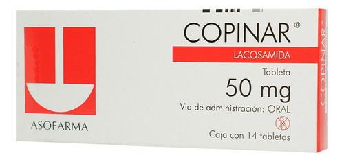 Copinar Tabletas 50 Mg, 14 Tabletas