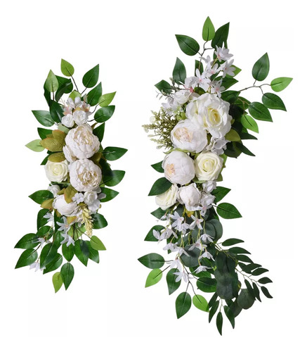 Coroa De Flores Rústica Em Arco De Casamento, Coroa De Flore