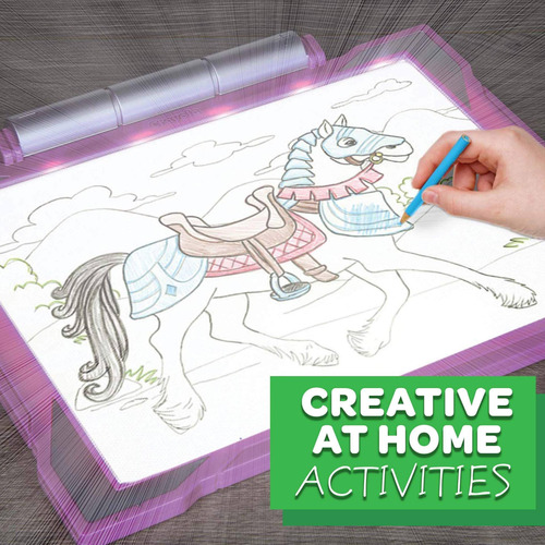 Arte Luz Led Tableta Dibujo Para Calcar Tablero Crayola