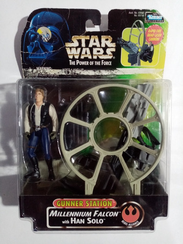 Star Wars Power Of The Force Gunner Station Han Solo 1996