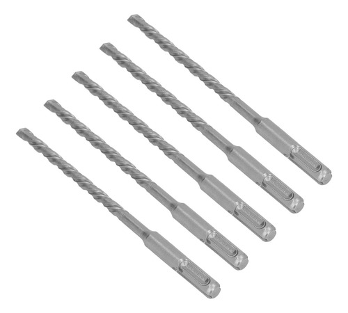 Broca Con Punta De Carburo De 7 Mm, 5 Piezas, Martillo De 16
