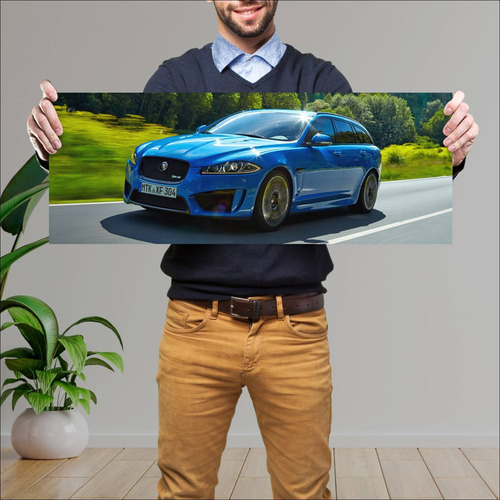 Cuadro 30x80cm Auto 2014 Jaguar Xfr S Sportbrake 367