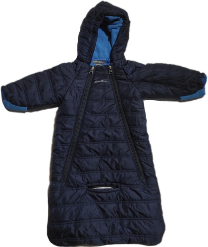 Mameluco Eddie Bauer 6-9 M Blue Bebé