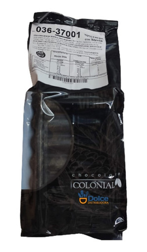 Chocolate Colonial Amargo 70% Cacao Sin Azucar 1 Kg Sin Tacc