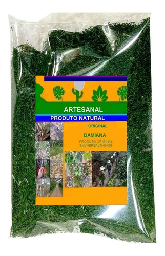 Erva Damiana Planta Afrodisíaca 100g Frete Gratis