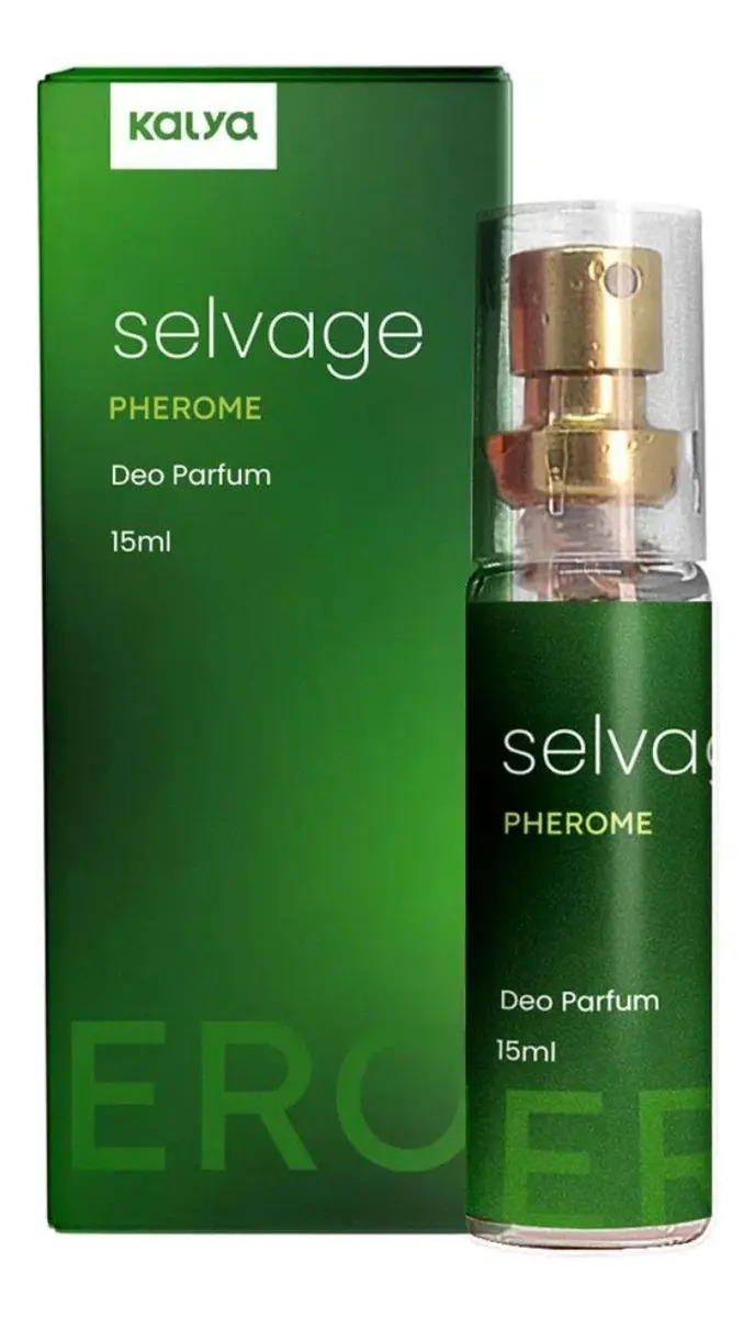 Perfume Masculino com Feromônio Eau de Parfum Selvage Kalya 15ml