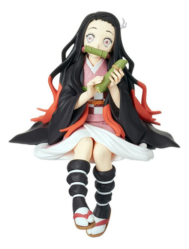 Nezuko - Figura De Anime Devil Slayer Comiendo Bolas De Arro