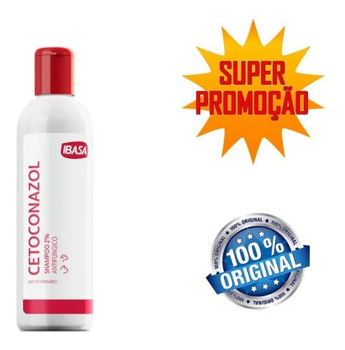 Cetoconazol Shampoo 2% 200ml Ibasa