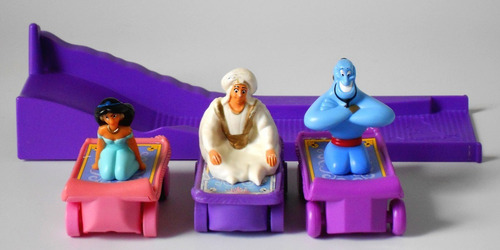 Genio Y Jazmín Figuras De Película Aladin De Disney Mcdonals (Usado)