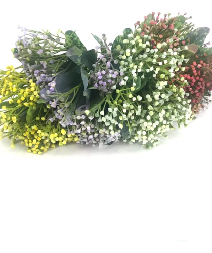 Ramo Con Gypsophila Artificiales 30 Aprx.