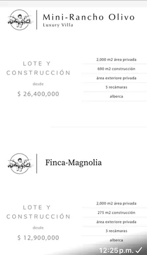 Venta Lotes Para Mini Fincas O Mini Rancho