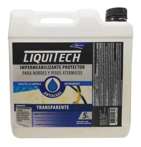 Impermeabilizante Protector Para Pisos Atérmicos 5lts K37