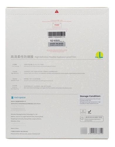 Imagen 4 de 7 de Lamina Hidrogel Rock Space Para Tablet iPad 10.2 (2020)