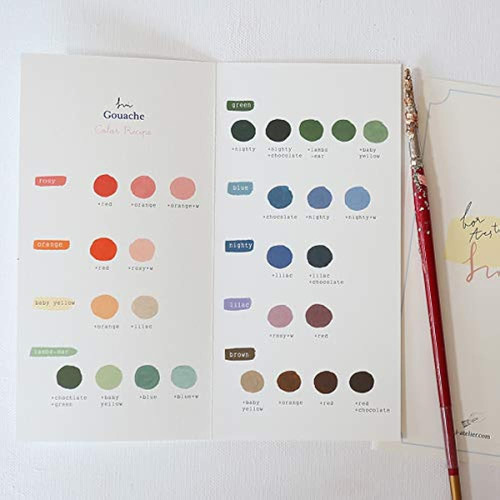 Sui Gouache Sets | Adorable Juego De Pintura De Acuarela En