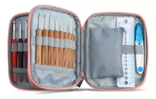 Ri Zys 67 Piezas Kit Aguja Crochet Bambú Agujas Ganchil