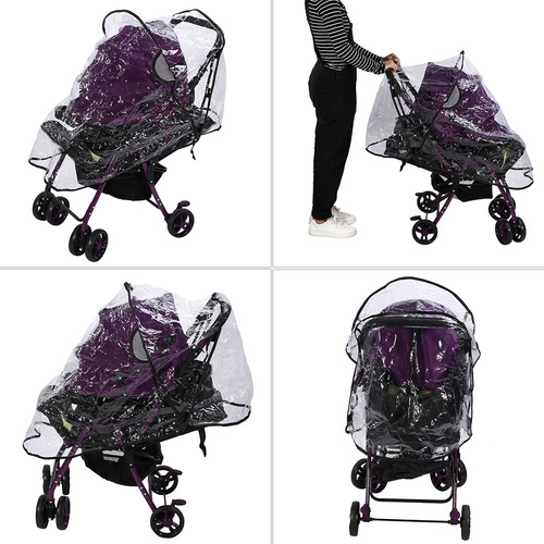 Funda Impermeable Transpirable Para Cochecito De Bebé Pushch