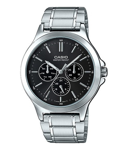 Reloj Casio Mtp-v300d 100% Acero Multifuncion Japon Wr Gemma