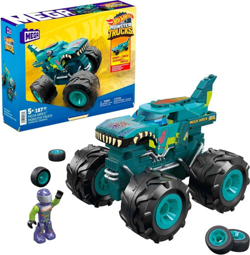 Hot Wheels Monster Trucks Camión De Construcción Mega Wrex