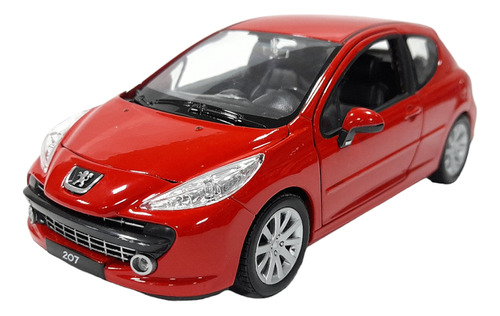 Autos Escala Peugeot 207 1:24 Diecast