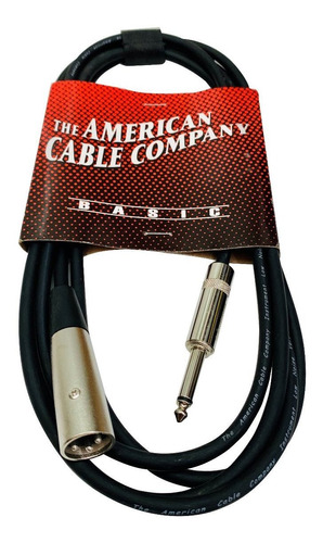 Cable Snake Xlr Macho-plug 6.3 Ts 3mt Xmis-pm American Cable