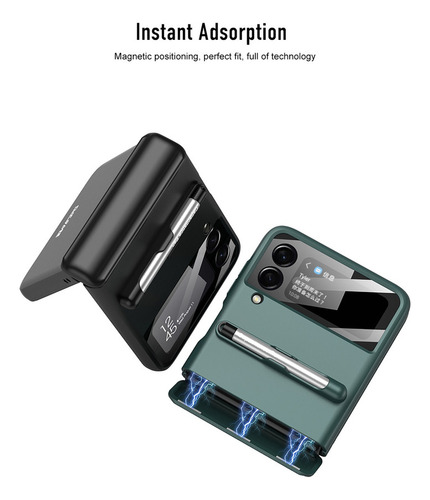 Phone Case With Pen For Samsung Zflip4