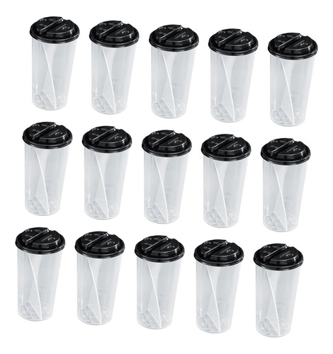 15x Tazas De Café Helado Tazas Transparentes De Pp Vasos